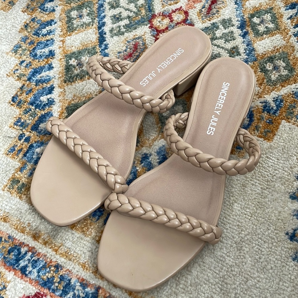 Sincerely Jules Braided Sandals size 8